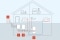Pompe à chaleur pour utiliser la chaleur provenant de l'air (avec une unité extérieure)